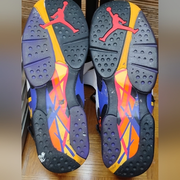 Nike Air Jordan 8 Retro ‘Three-Peat’ Youth Size 5Y  305368-142 - Picture 7 of 12